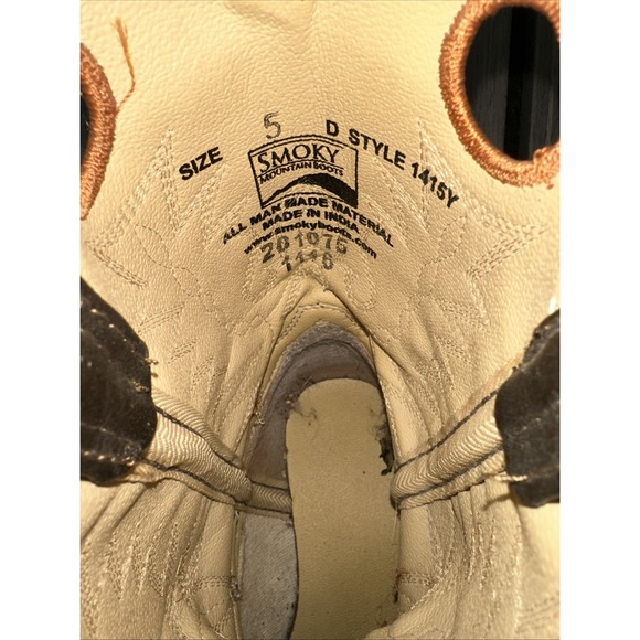 Smoky Mountain Boots Brown Western Youth Size 5 D Square Toe 1415Y - Picture 3 of 6